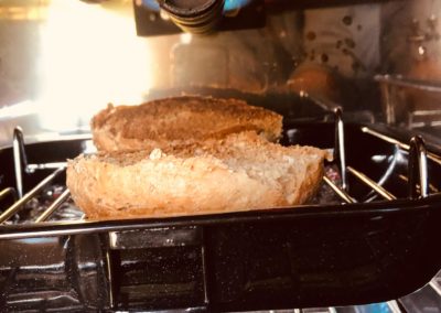 Toast some bread for breakfast